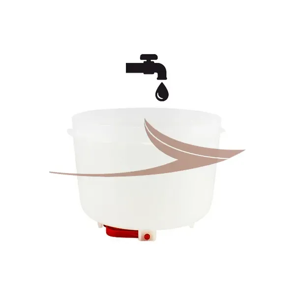 Abreuvoir siphoïde plastique 5L avec poignée thumbnail