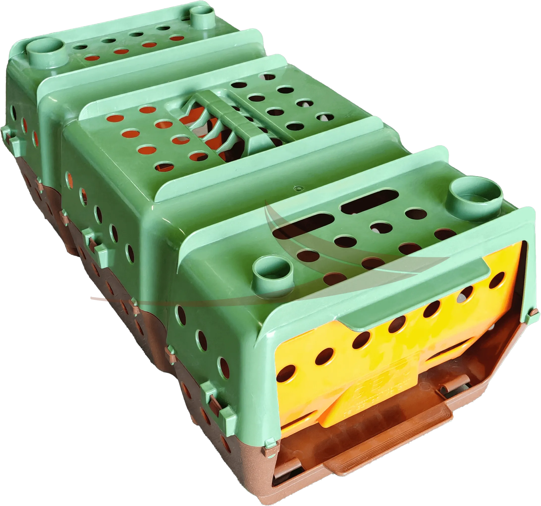 Caisse Plast Faisans Gib AJ, 2 Trappes